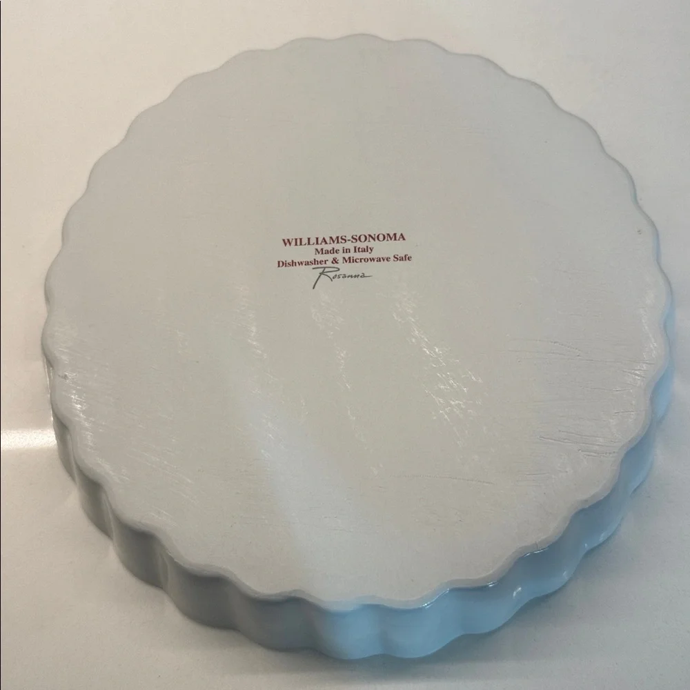 William Sonoma tart plate 9”